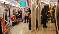 Kadıköy Metrosunda Korkunç Anlar! Kadın Yolcuya Küfürler Savurup Bıçakla Tehdit Ettiler...