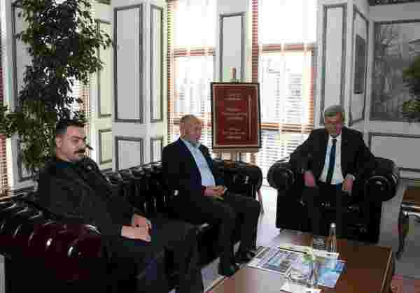 MHP İlçe Başkanı Erdoğan Orhan'dan Belediye Başkanı Kaplan'a hayırlı olsun ziyareti