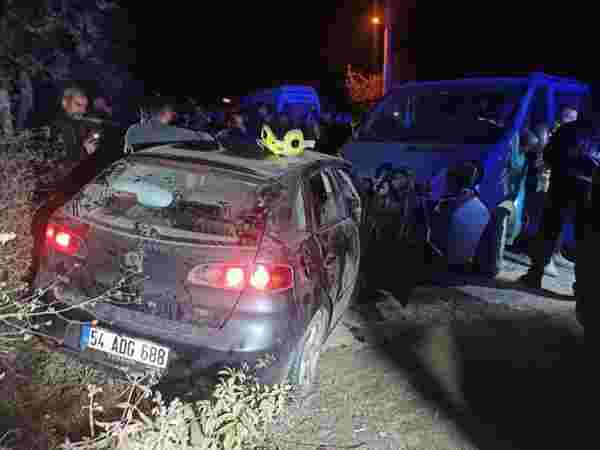 Minibüs ile otomobilin çarpışması sonucu 6 kişi yaralandı