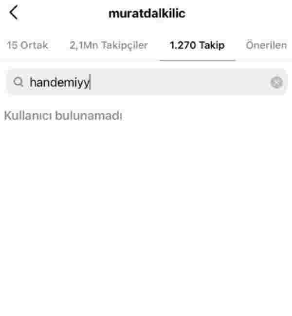 Murat Dalkılıç, Hande Erçel i sildi #1