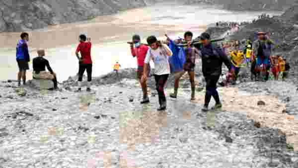 Myanmar'da meydana gelen heyelanda ölü sayısı 162'ye yükseldi