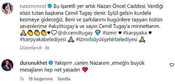 Nazan Öncel'in adı İzmir'de bir caddeye verildi - Resim : 2