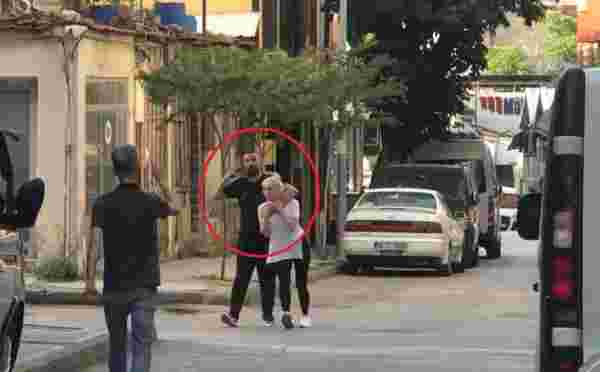Polise teslim olmamak için yanındaki kadını tabancayla rehin aldı