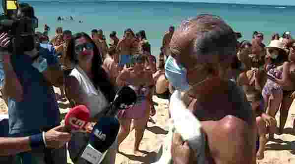 Portekiz Cumhurbaşkanı, boğulma tehlikesi geçiren kişileri kurtardı