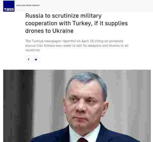 Rusya'dan Türkiye'ye SİHA tehdidi: Ukrayna'ya yardım ederseniz iş birliğimizi gözden geçiririz