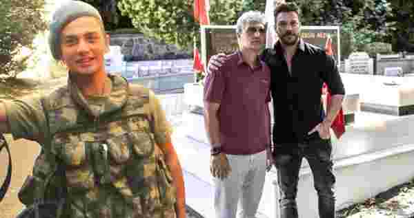 Şarkıcı Sinan Akçıl, 15 Temmuz şehidi Batuhan Ergin'in ailesiyle buluştu