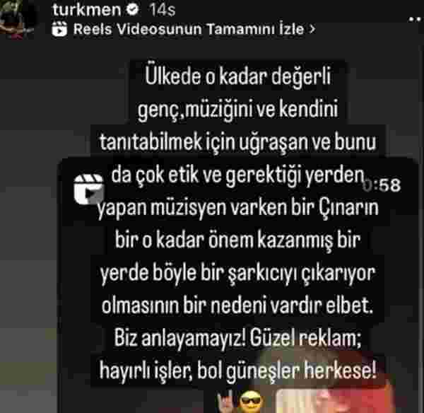 Selda Bağcan a Gökhan Türkmen den eleştiri #2