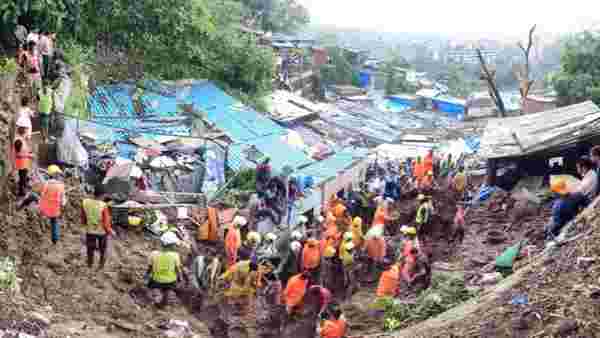 Şiddetli yağışlar dünyayı esir almış durumda! Hindistan'da toprak kayması can aldı: 25 ölü