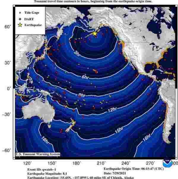 Son Dakika: ABD'nin Alaska eyaletinde 8.2 büyüklüğünde bir deprem meydana geldi, tsunami alarmı verildi