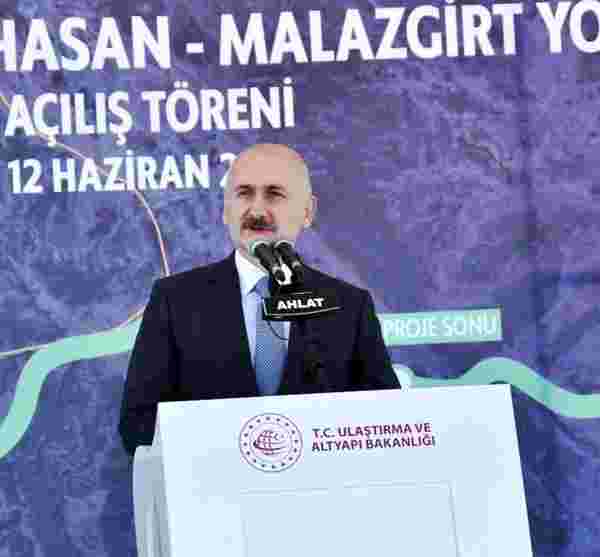 Son Dakika | Bakan Karaismailoğlu, Ahlat-Malazgirt Karayolu'nun açılışını yaptı