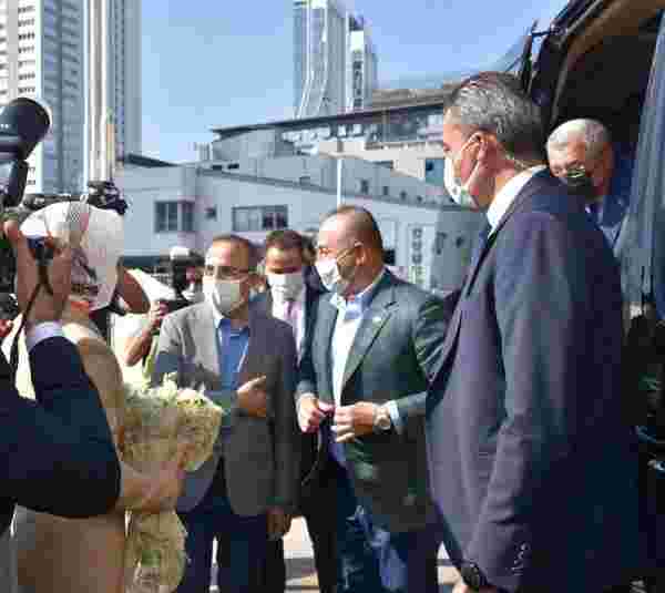 Son dakika haber: Bakan Çavuşoğlu'ndan Vali Köşger'e ziyaret (2)
