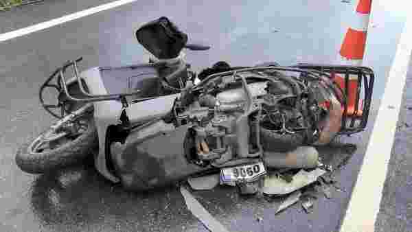 Son dakika haber | Sarıyer'de otomobil ile kafa kafaya çarpışan motosikletli kurye hayatını kaybetti