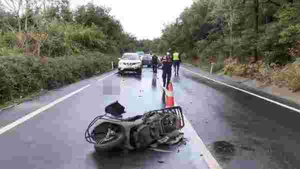 Son dakika haber | Sarıyer'de otomobil ile kafa kafaya çarpışan motosikletli kurye hayatını kaybetti