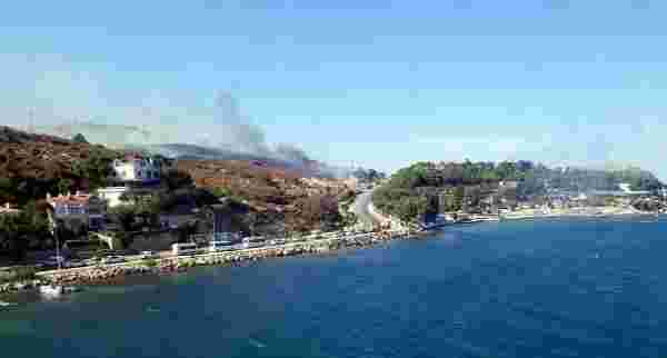 Son dakika haberleri | İzmir'in iki ilçesinde orman ve makilik yangını (1)