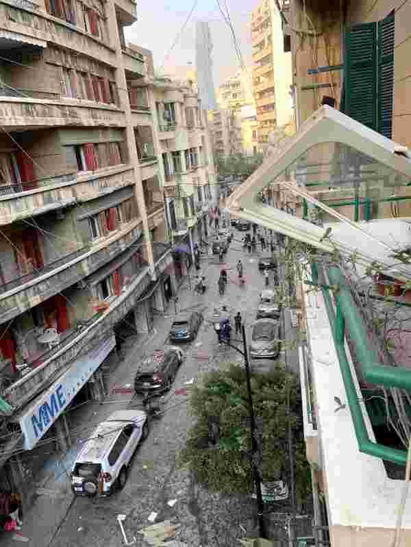 Son Dakika: Lübnan'ın başkenti Beyrut'ta büyük bir patlama meydana geldi