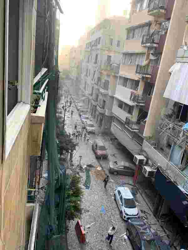 Son Dakika: Lübnan'ın başkenti Beyrut'ta büyük bir patlama meydana geldi