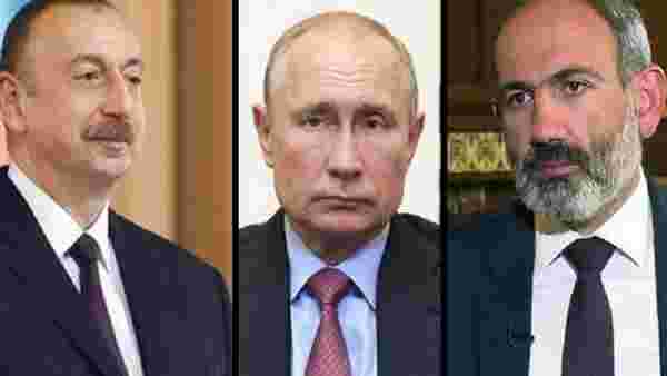 Son Dakika! Putin, Aliyev ve Paşinyan yarın Moskova'da Dağlık Karabağ konusunu görüşecek