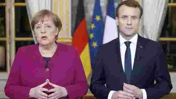 Son Dakika: Yaptırım uygulanacak mı? AB Zirvesi sonrası Merkel ve Macron'dan Türkiye açıklaması