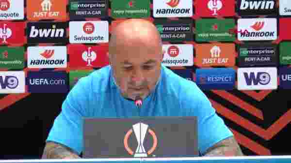 SPOR Marsilya Teknik Direktörü Sampaoli ve futbolcusu Alvaro Gonzalez'in Galatasaray maçı sonrası açıklamaları