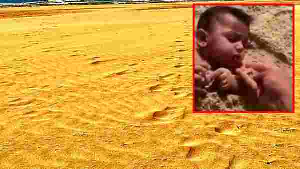 Suudi Arabistanlı bir baba, bebeğine kum yedirdi