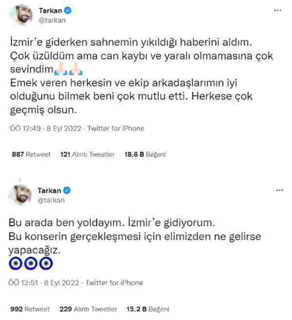 Tarkan'ın İzmir'de sahne alacağı platform çöktü! - Resim : 2