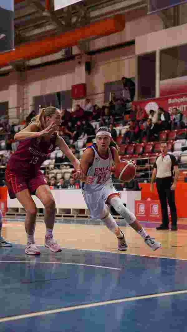 TKBL: Emlak Konut: 63 - Melikgazi Kayseri Basketbol: 80
