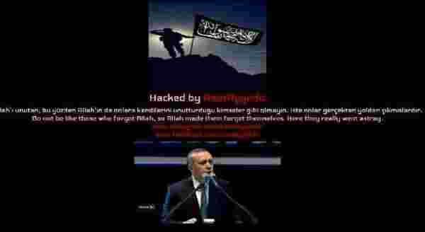 Trump'a hacker şoku! Sitesinin ana sayfasına Cumhurbaşkanı Erdoğan ile Türkçe bir mesaj yerleştirdiler