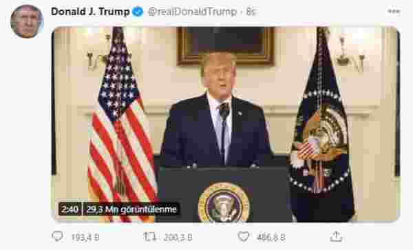 Trump, Twitter yasağı biter bitmez paylaşımda bulundu: Müthiş bir yolculuk daha yeni başlıyor