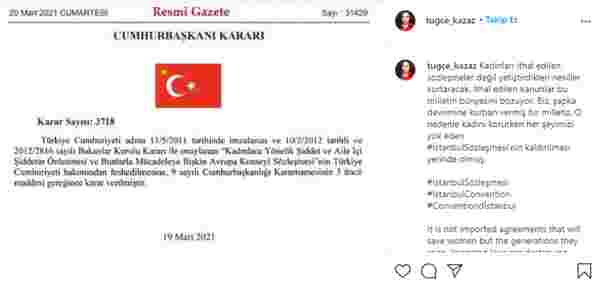 Tuğçe Kazaz: İstanbul Sözleşmesi’nin kaldırılması yerinde olmuş #1