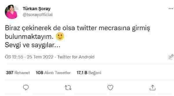 Türkan Şoray uzun yıllar sonra Twitter'a 'Merhaba' dedi