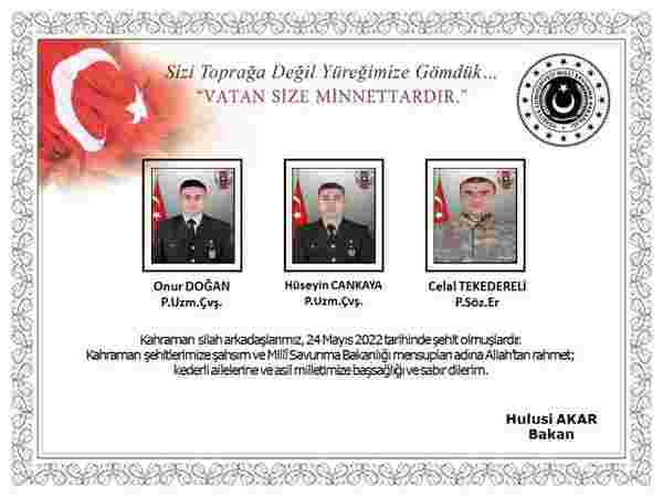 Türkiye yasta! Pençe-Kilit operasyonunda şehit olan 4 askerin kimliği belli oldu