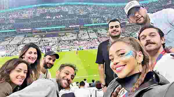 Ünlü isimler Katar'da Dünya Kupası heyecanı yaşadı