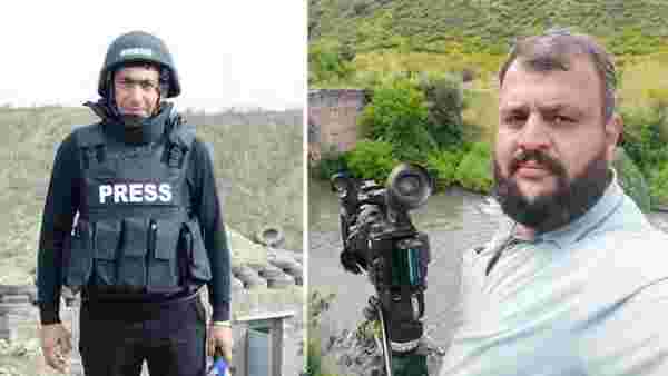 Vahim olayın görüntüleri ortaya çıktı! Azeri gazeteciler kendi ölümlerini böyle kaydetti