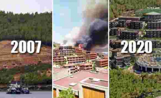 2007'de Yanan Alana İnşa Edilmişti: Alevler Bodrum'daki O Oteli Sardı