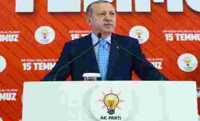 Cumhurbaşkanı Erdoğan 'Terör bitmeden, OHAL kalkmayacak!'