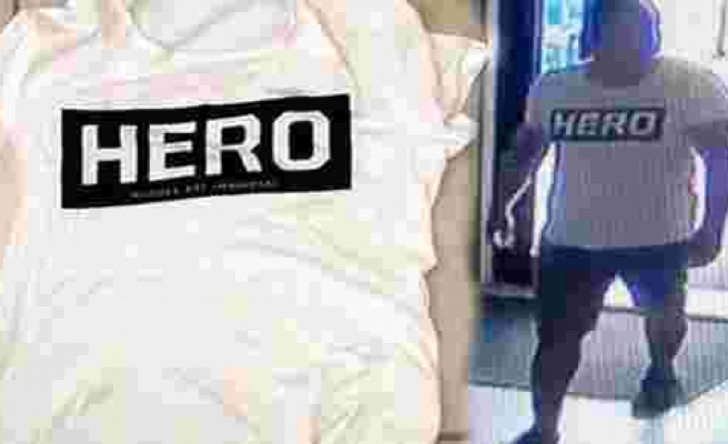 'Hero' tişörtü giyen garsona gözaltı!