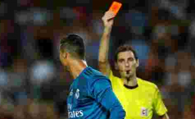 Cristiano Ronaldo'yu çıldırtan kırmızı kart