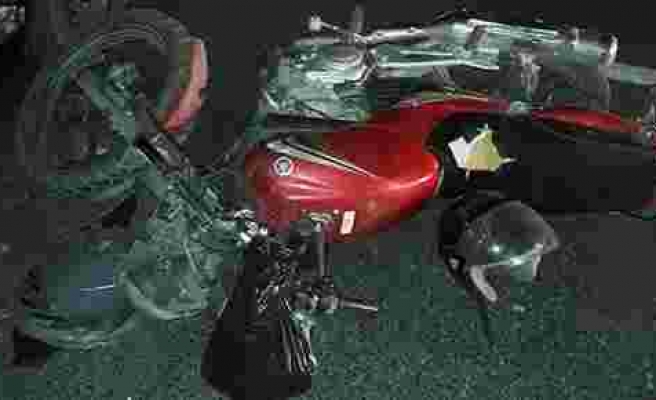Manisa'da motosiklet kazası can aldı