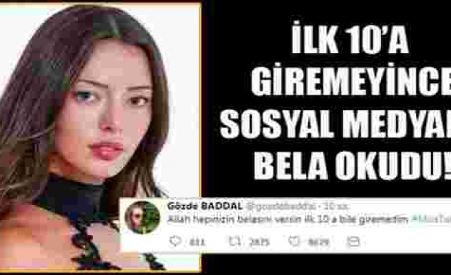 Miss Turkey finalisti Gözde Baddal bela okudu!