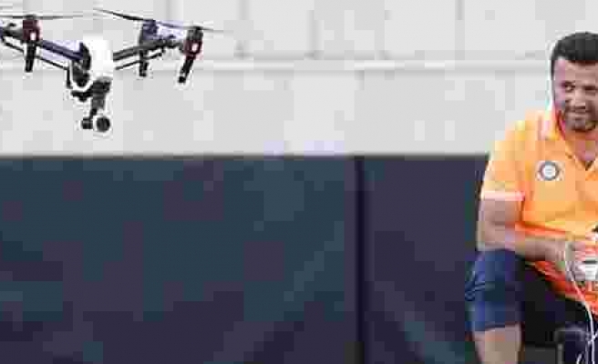 Osmanlısporlu oyunculara 'drone'lu takip