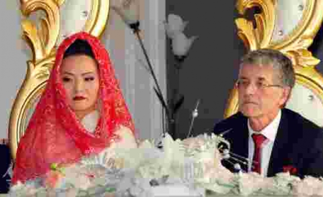 Çinli geline Türk usulü nikah ve düğün