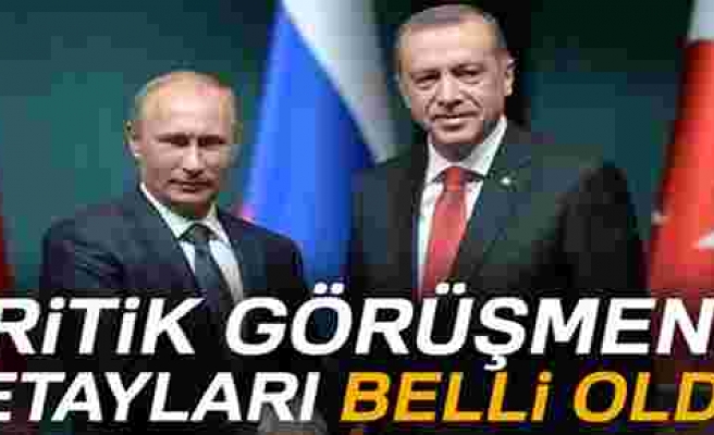 Cumhurbaşkanı Erdoğan ve Putin'in görüşmesinin detayları