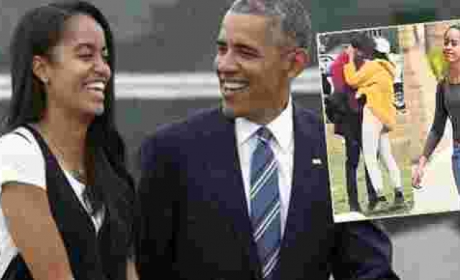 Obama'nın başı kızı Malia ile dertte!