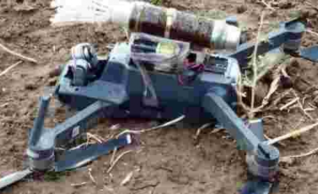 PKK'nın bomba yüklü 'drone'u düşürüldü