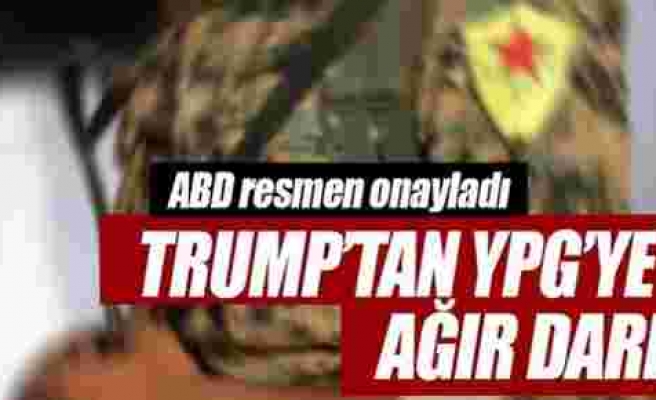 Trump'tan YPG'ye ağır darbe!