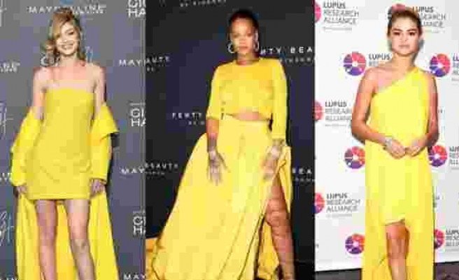 Taşıması Oldukça Zor Olan Sarı Rengi Giyinerek Muhteşem Görünmeyi Başaran 10 Ünlü