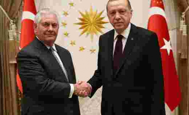 Cumhurbaşkanı Erdoğan, Tillersonı kabul etti