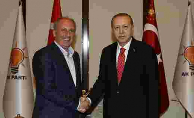 Cumhurbaşkanı Erdoğan, Muharrem İnceyi kabul etti