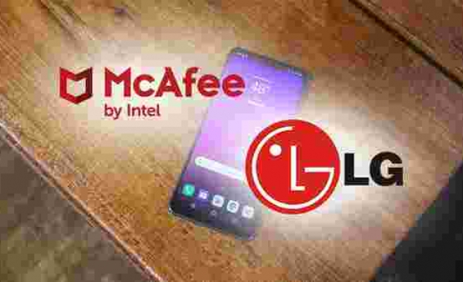 McAfee ve LG'den mobil güvenlik!