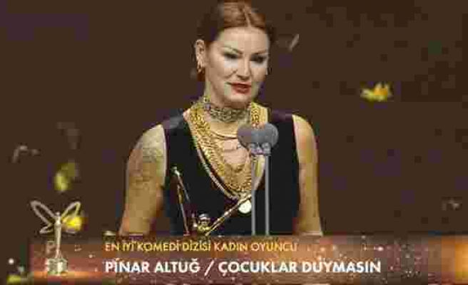 Pınar Altuğ'dan Altın Kelebek cevabı